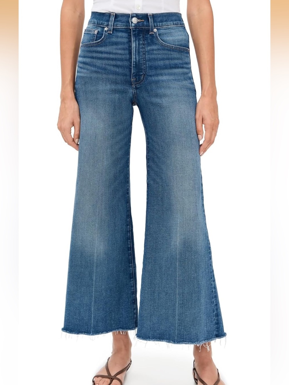 P women’s madewell flare wide leg petite denim jeans